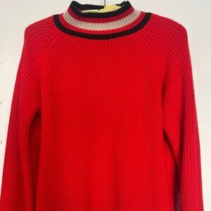 Sanctuary Red Turtleneck Sweater